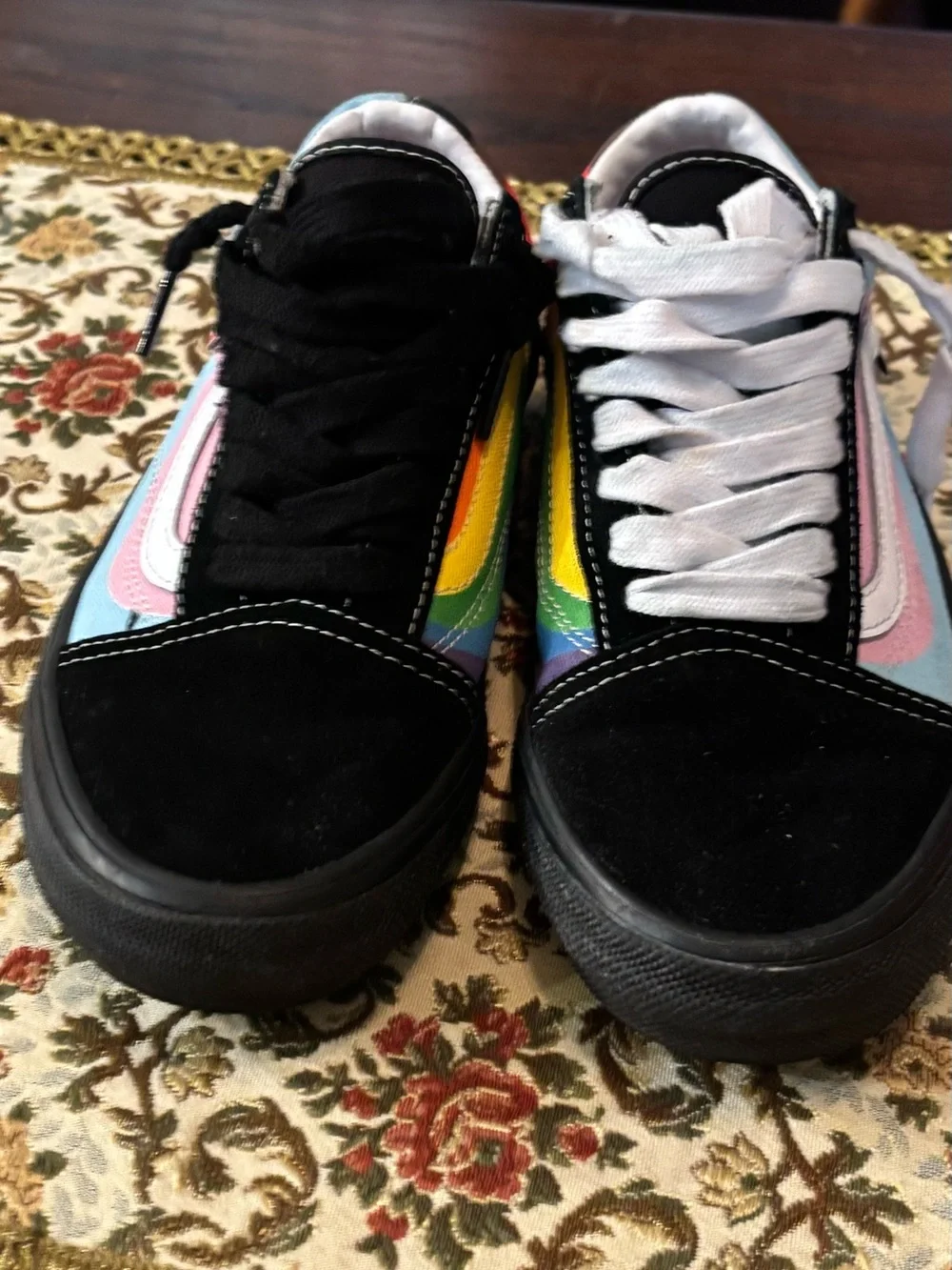 Vans Skate Old Skool Pride Skateboarding 4 All Shoes Men 6.5 Women 8 Rare